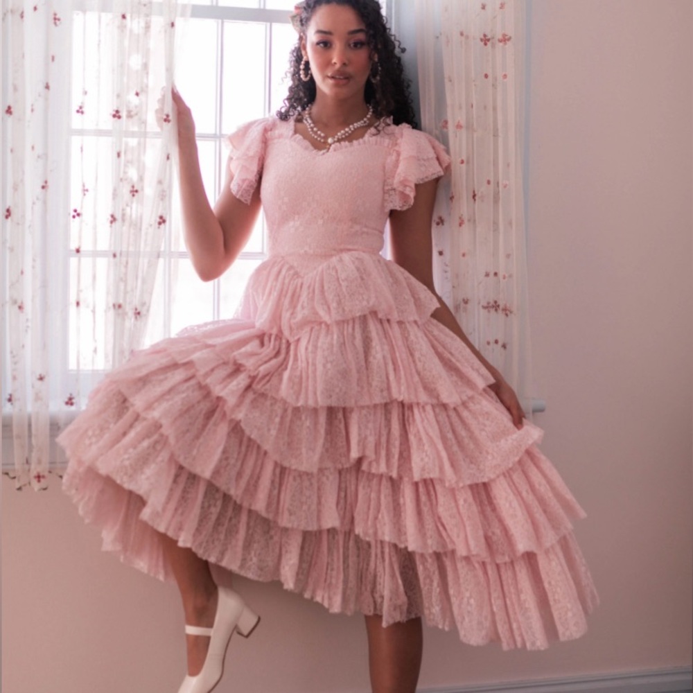 Pink Ruffle Jessakae Mia Dress